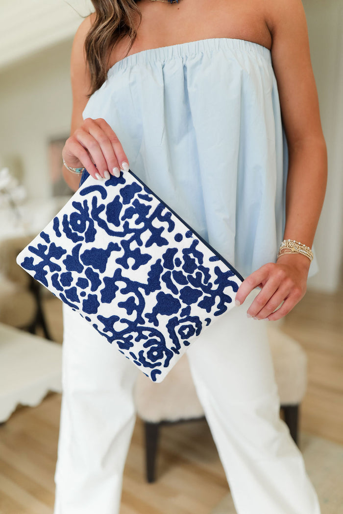 Becky Pouch - Navy