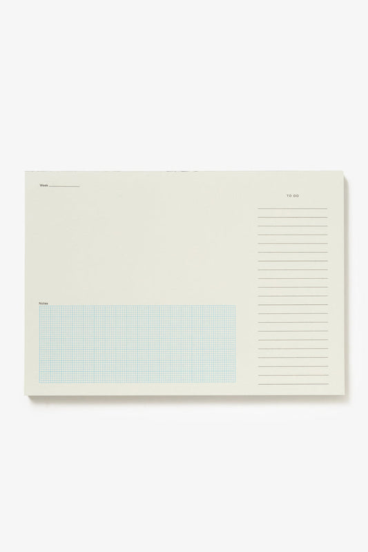 Before Breakfast - Desktop Notepad - Mid Grey