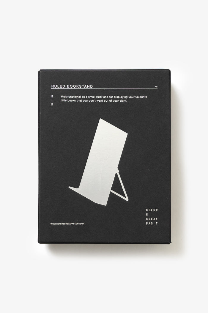 Before Breakfast - Ruled Bookstand - Silver