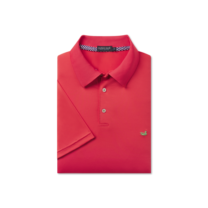 Neon Coral Polo / Small