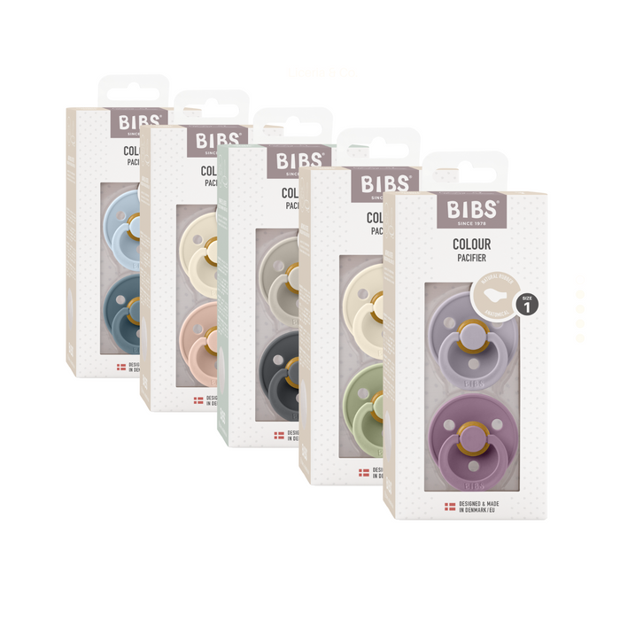 BIBS Anatomical Colour Latex Dummies Twin Pack