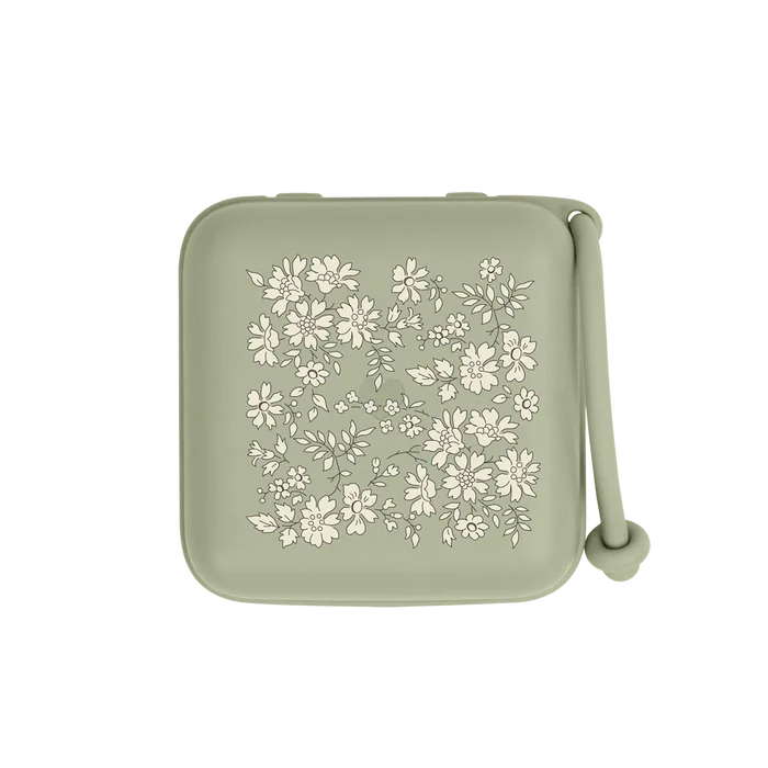 BIBS x Liberty Paci Pod Pacifier Box - Capel Sage