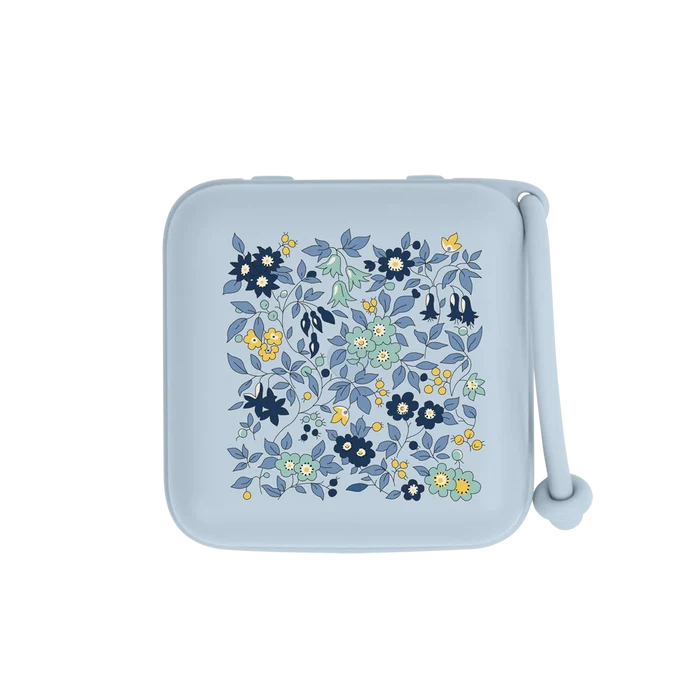 BIBS x Liberty Paci Pod Pacifier Box - Chamomile Lawn Baby Blue