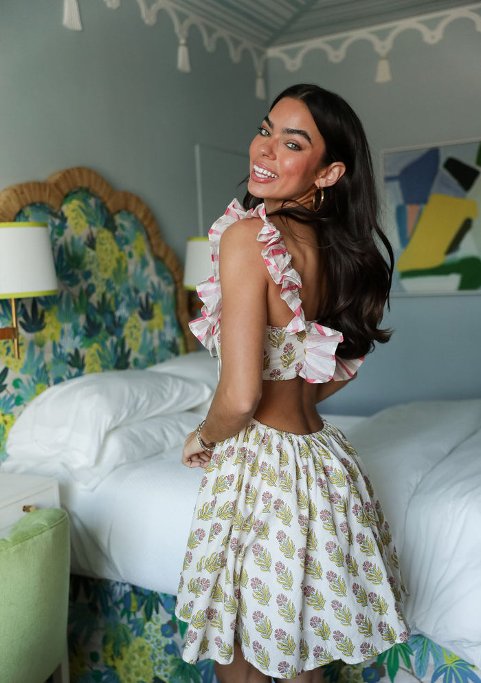 Billie Dress - Green Floral