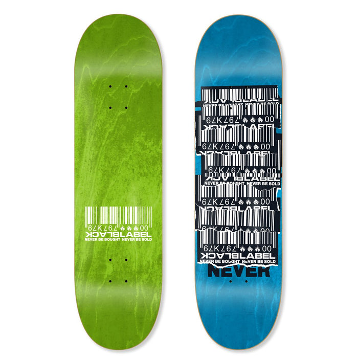 BLACK LABEL RIPPED BARCODE DECK (8.5)