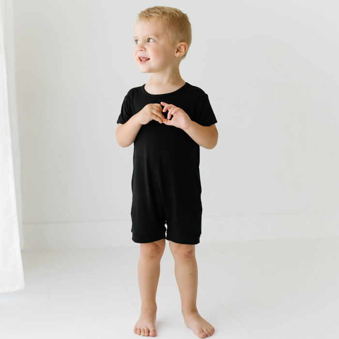 Black Shorty Romper