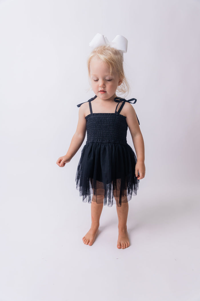 Black Tulle Infant Ruffle Romper Dress Yo Baby India