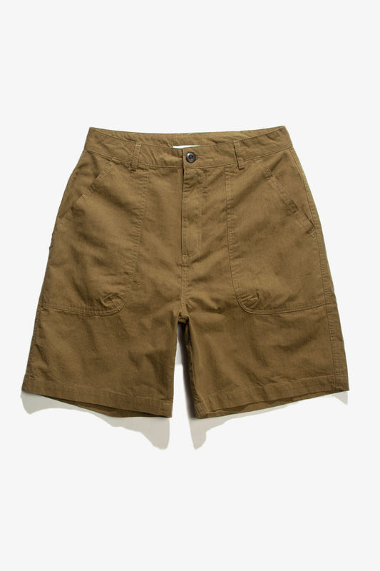 Blacksmith - Sateen Fatigue Shorts - Olive