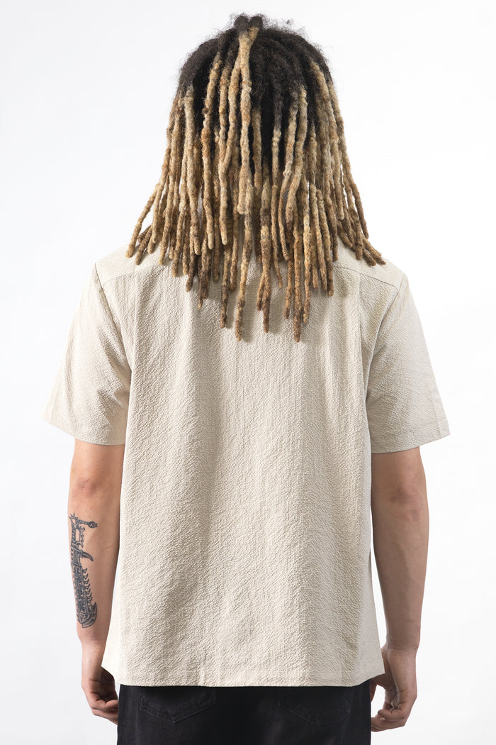 Blacksmith - Seersucker Resort Shirt - Dove
