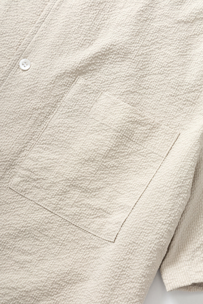 Blacksmith - Seersucker Resort Shirt - Dove