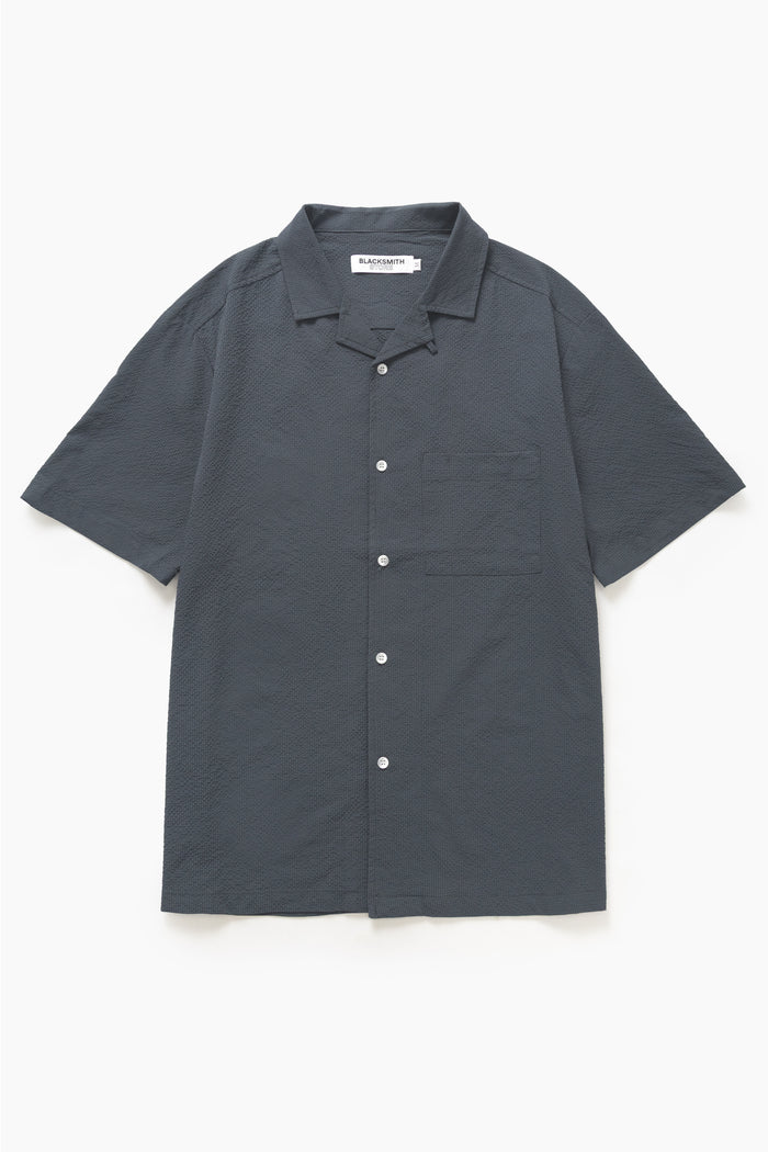 Blacksmith - Seersucker Resort Shirt - Space