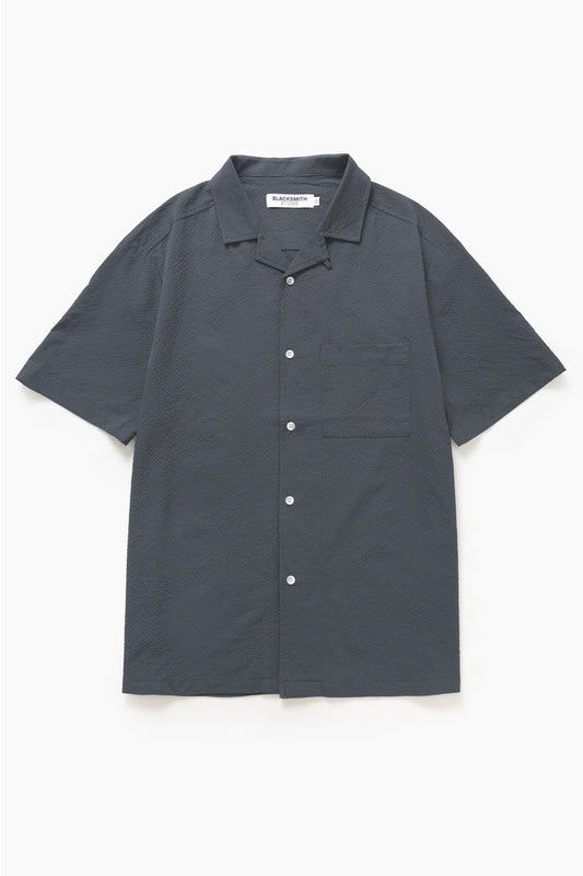 Blacksmith - Seersucker Resort Shirt - Space