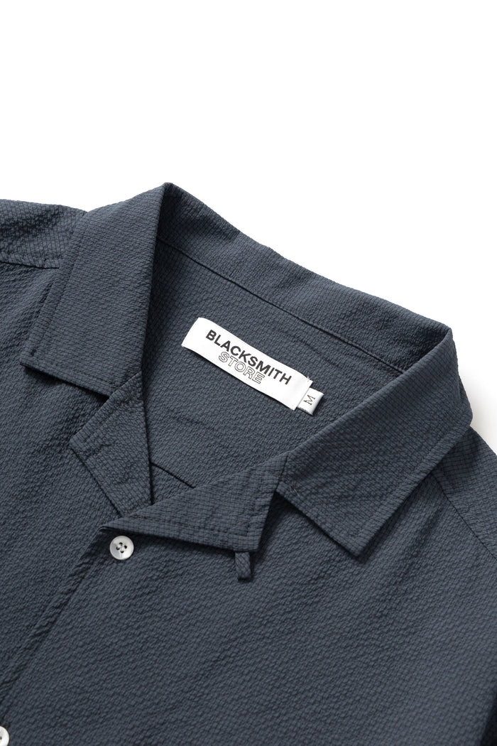 Blacksmith - Seersucker Resort Shirt - Space