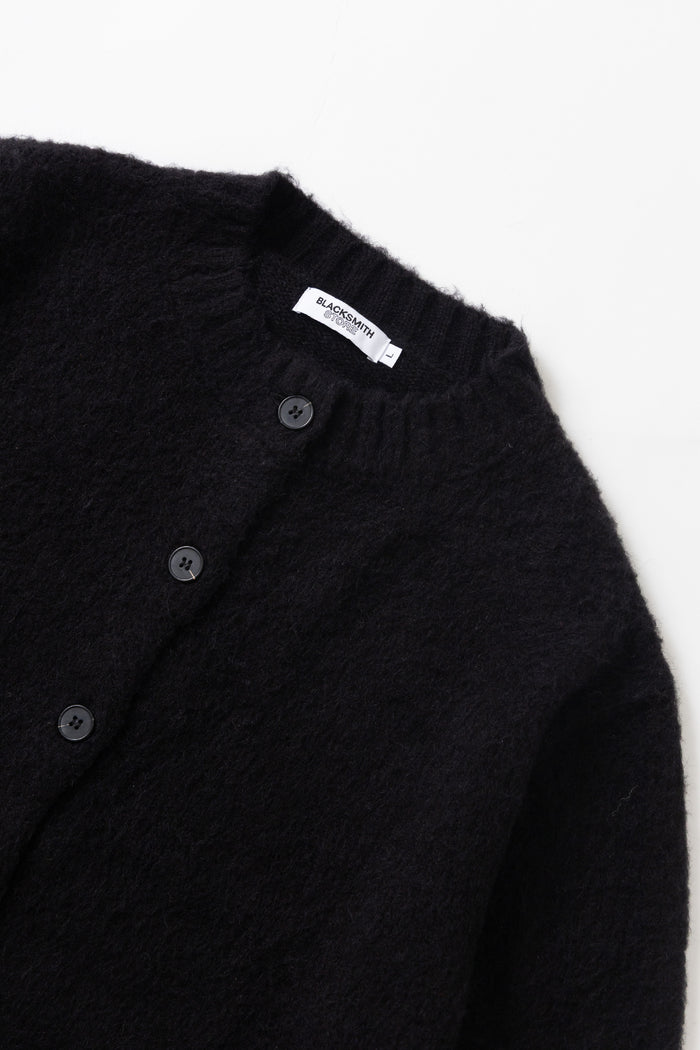 Blacksmith - Stand Collar Cardigan - Black