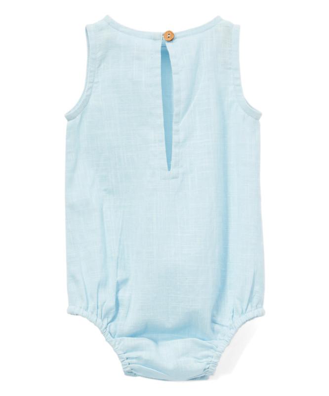 Blue Unisex Sleeveless Romper Dress Yo Baby Wholesale