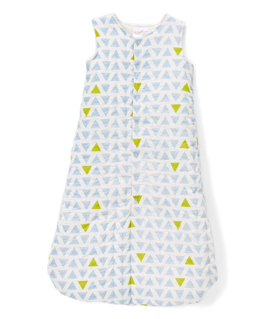 Blue & Yellow Triangles Sleeping Sack - Infant Sleep Sack Yo Baby Wholesale