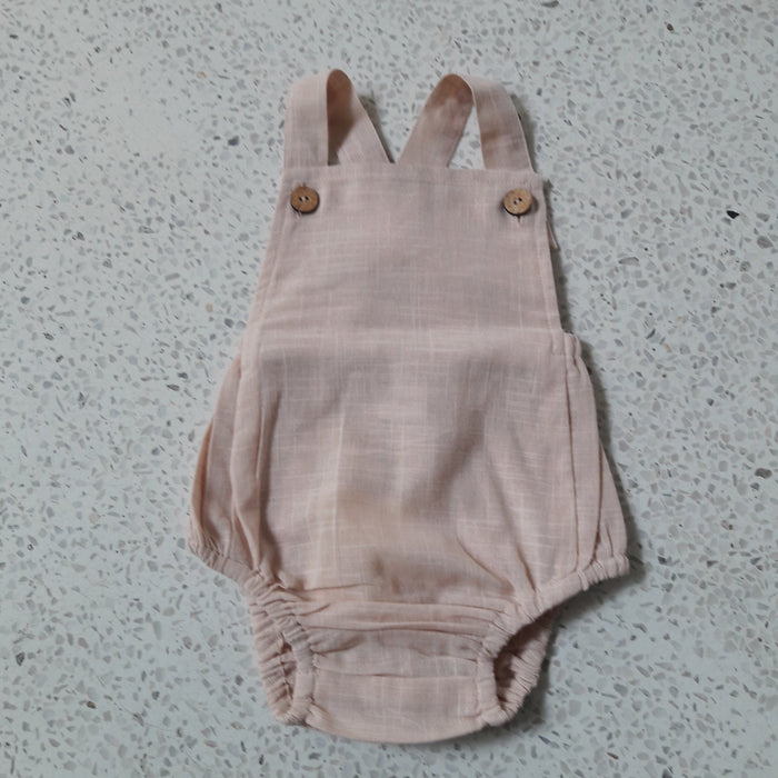 Blush Infant Cotton Romper Dress Yo Baby Wholesale