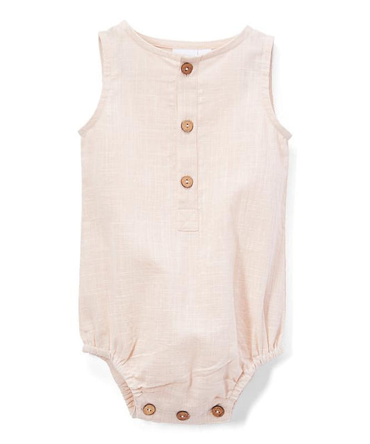 Blush Unisex Sleeveless Romper Dress Yo Baby Wholesale