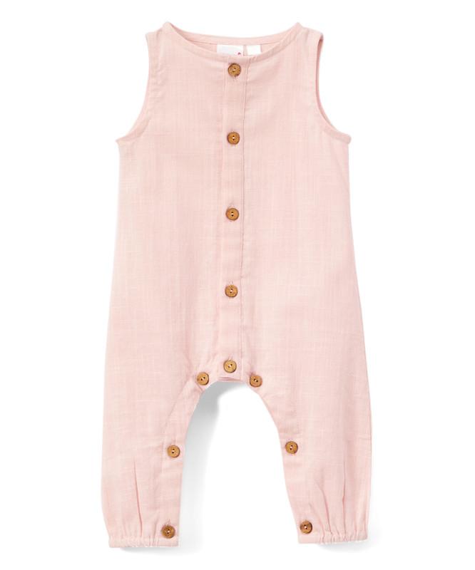 Blush Unisex Sleeveless Romper Dress Yo Baby Wholesale