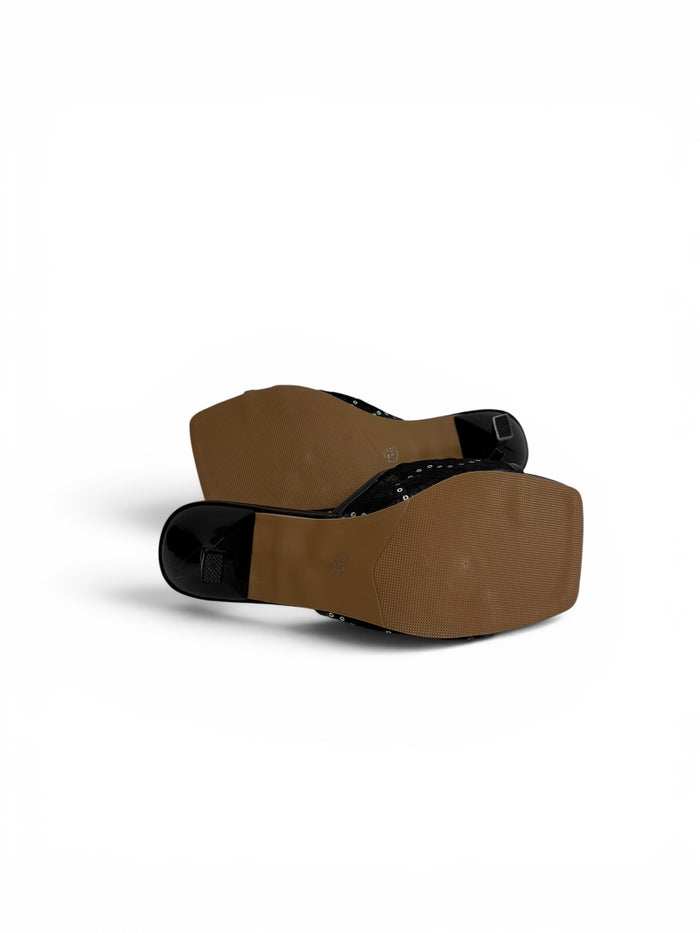 Bow Detail Heeled Sandals