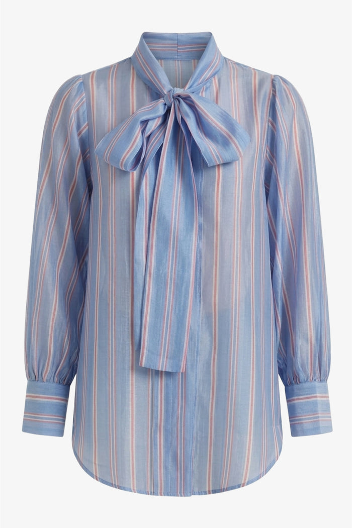 Bow-Tie Neck Blouse