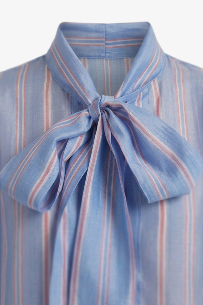 Bow-Tie Neck Blouse