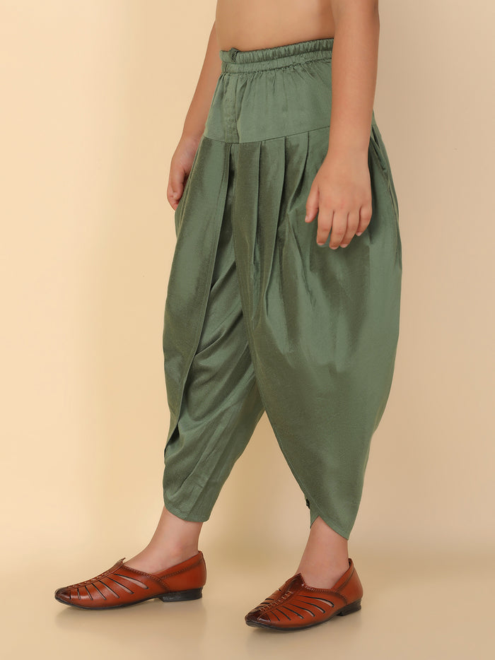 Boy's Green Dhoti
