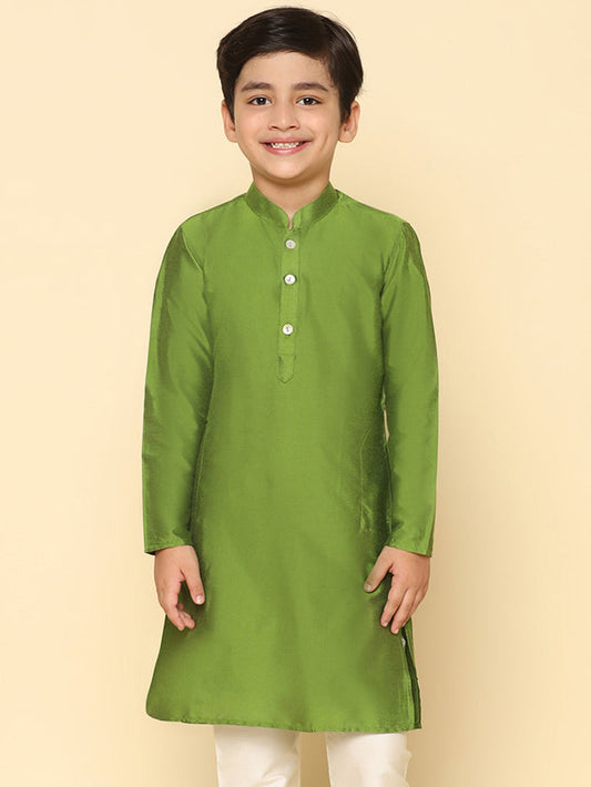 Boy's Green Kurta