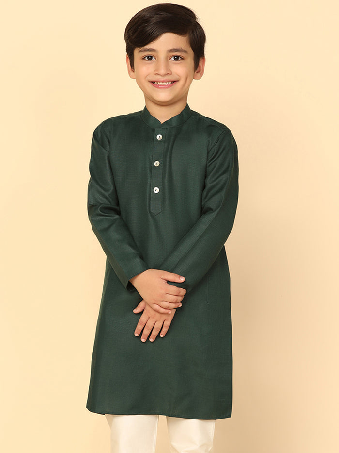Boy's Green Kurta