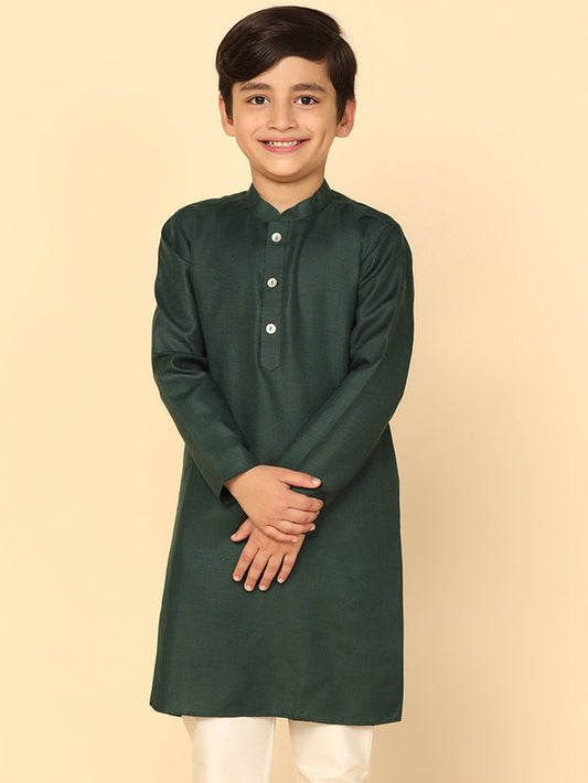 Boy's Green Kurta