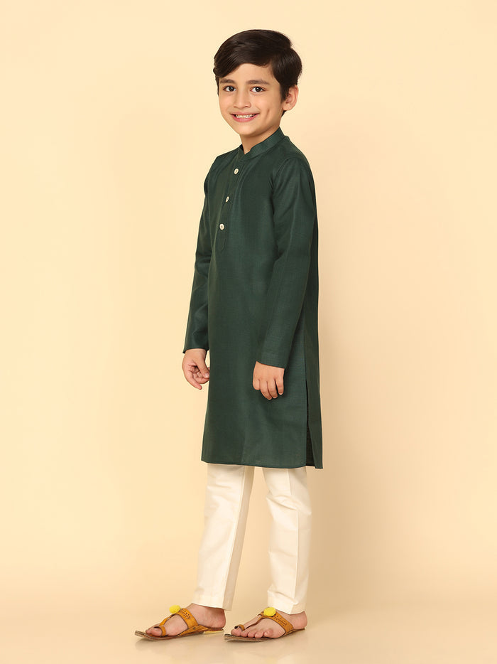Boy's Green Kurta