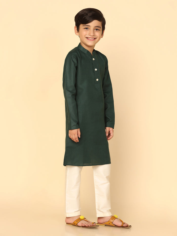 Boy's Green Kurta