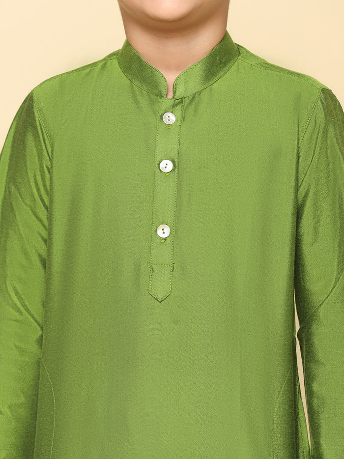 Boy's Green Kurta
