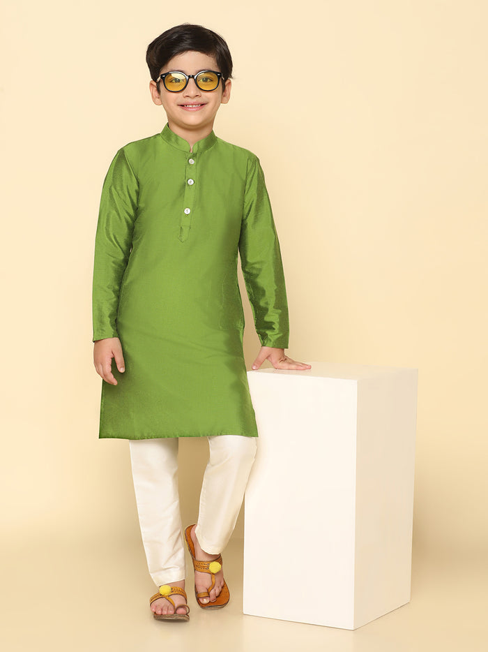 Boy's Green Kurta