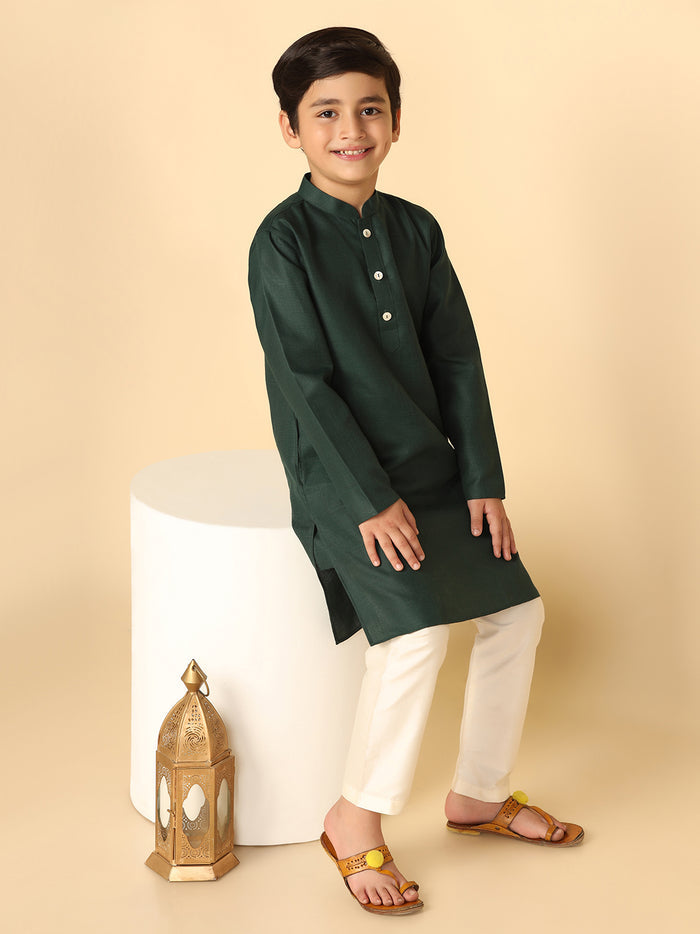 Boy's Green Kurta