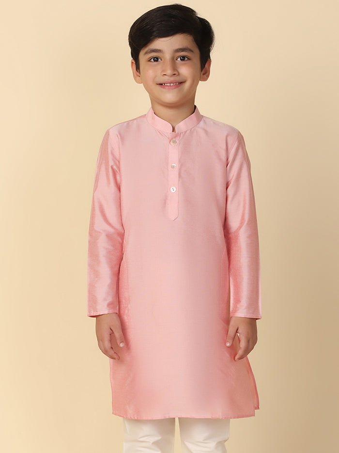 Boy's Light pink Kurta