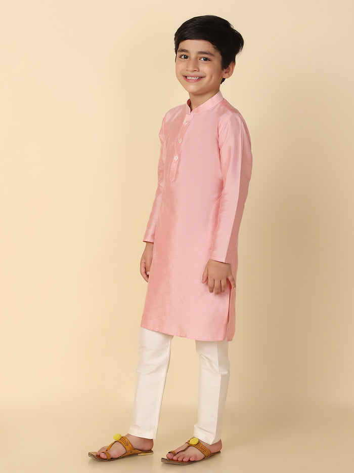 Boy's Light pink Kurta