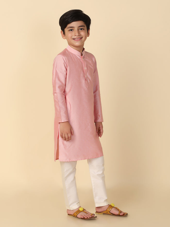 Boy's Light pink Kurta