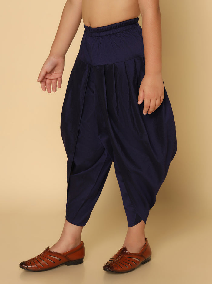 Boy's Navy Blue Dhoti