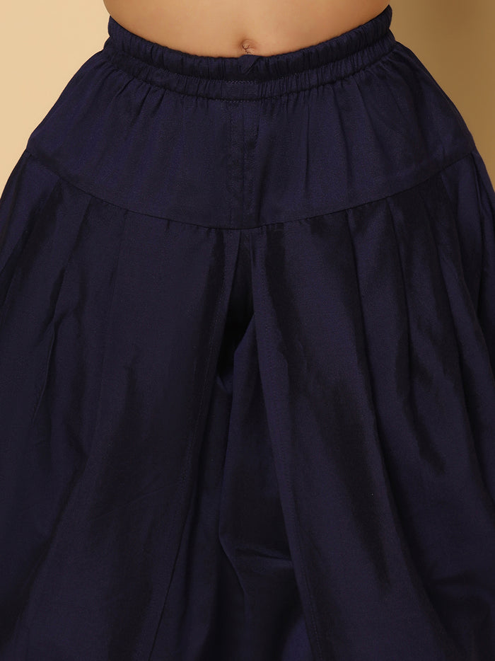 Boy's Navy Blue Dhoti