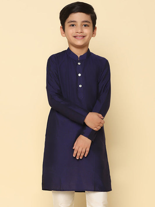 Boy's Navy Blue Kurta
