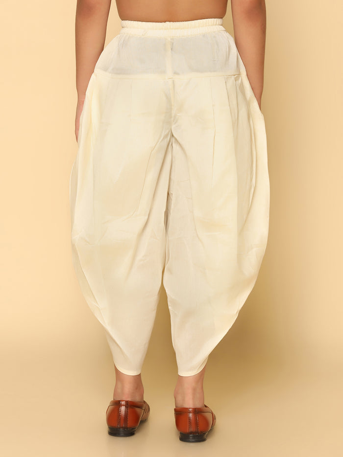 Boy's Off White Dhoti