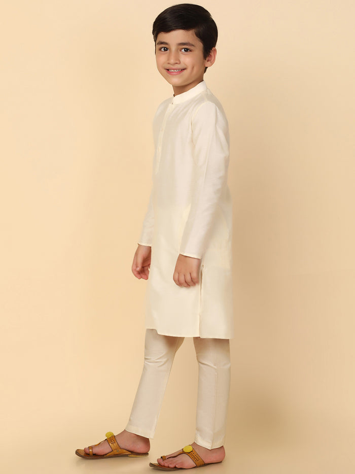 Boy's Off White Kurta