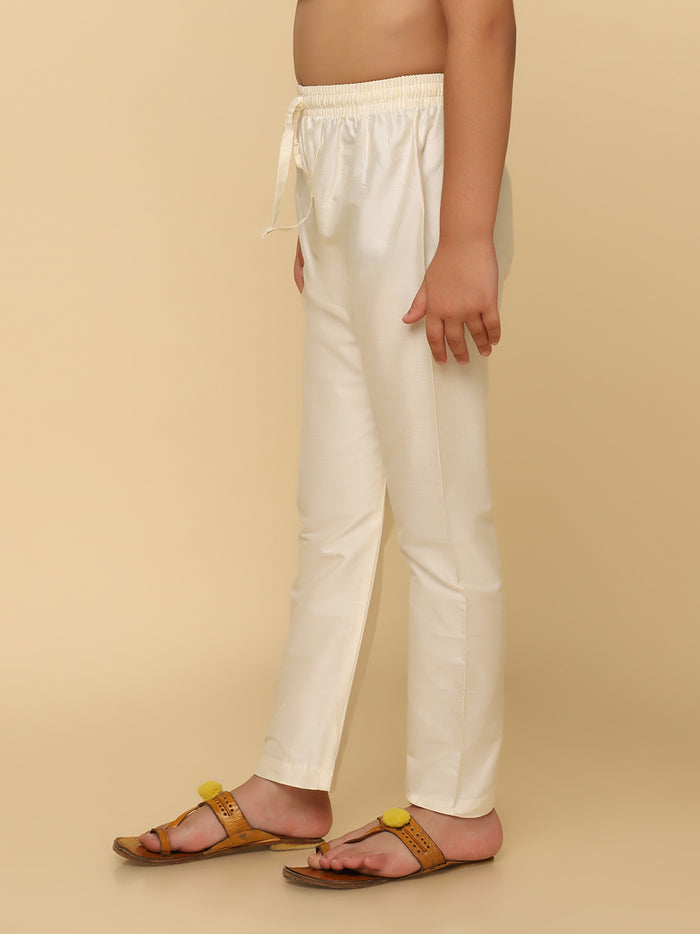 Boy's Off White Pyjama
