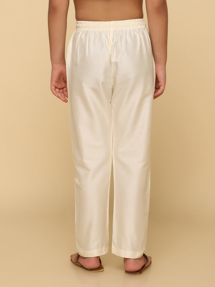 Boy's Off White Pyjama