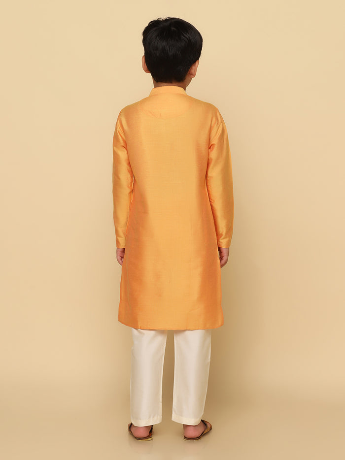 Boy's Orange Kurta