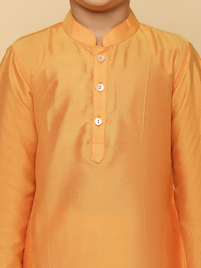Boy's Orange Kurta