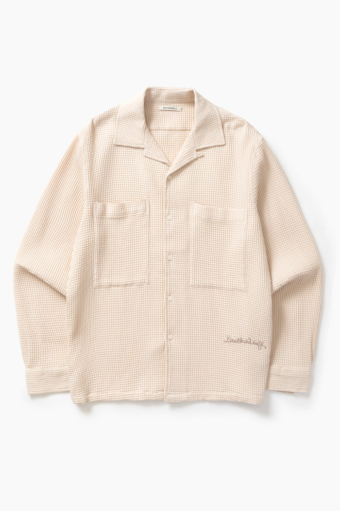 Brotherwolf - Buckley Long Sleeve Shirt - Cream