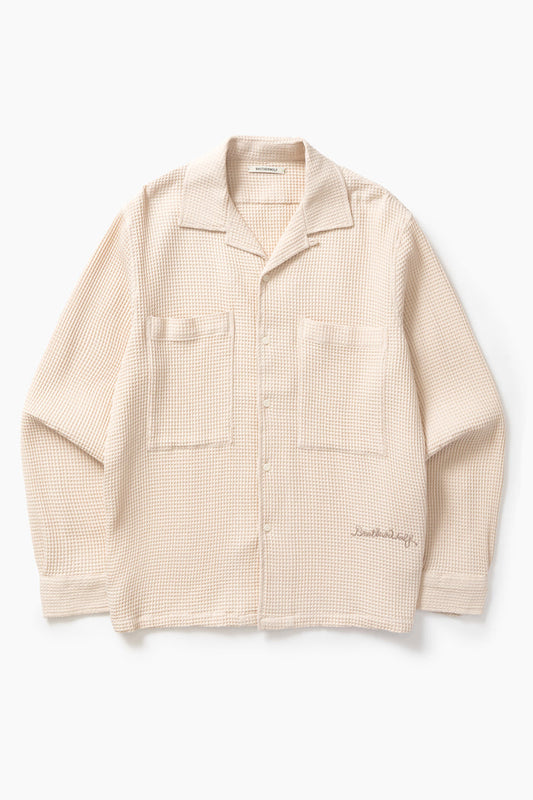Brotherwolf - Buckley Long Sleeve Shirt - Cream