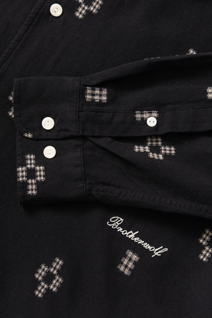 Brotherwolf - Kelp Long Sleeve Shirt - Black